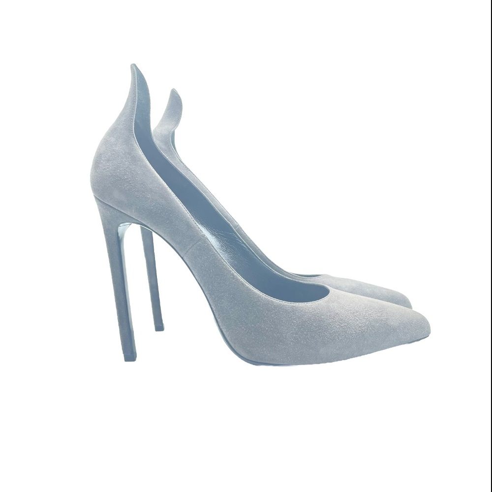 Saint Laurent gray suede pump 41 - Picture 5 of 7